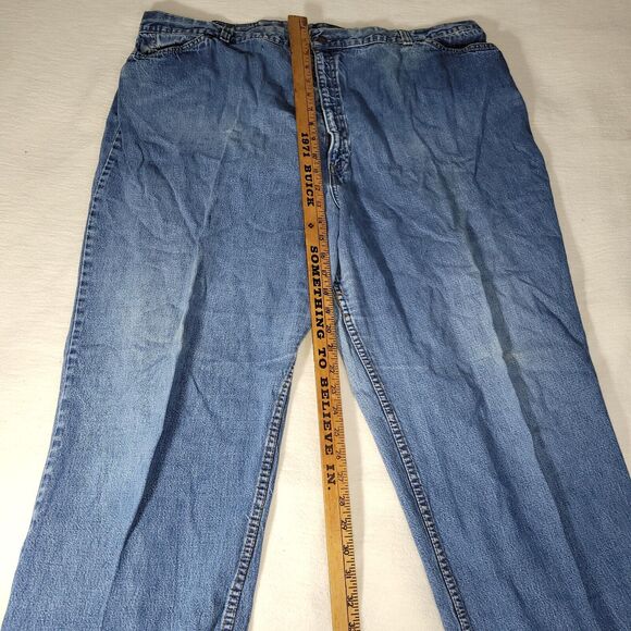 Vtg Levis Jeans Mens Sz 42X29 Blue Comfort Fit Retro Workwear Y2K Utility Work - Picture 7 of 16